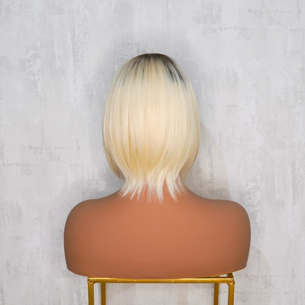 VENUS blonde rooted synthetic lace front wig | Milk & Honey Wigs