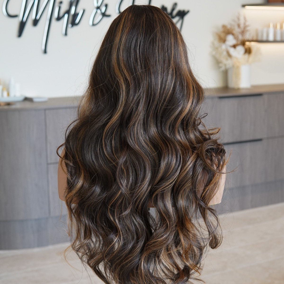 WILMA Warm Brown Lace Front Wig - Milk & Honey Wigs