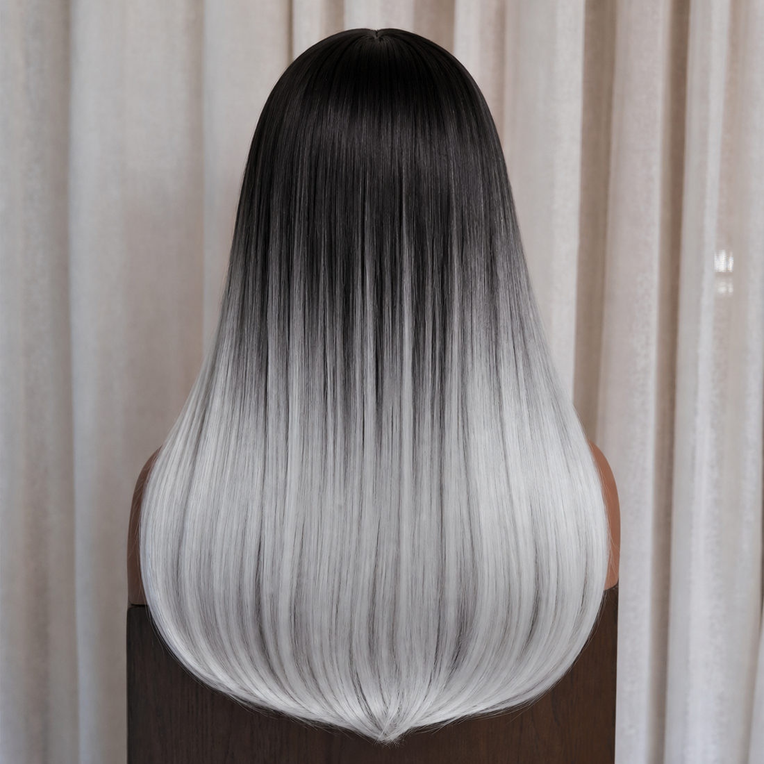 AALIYAH - Ombre Black - Fringe Wig