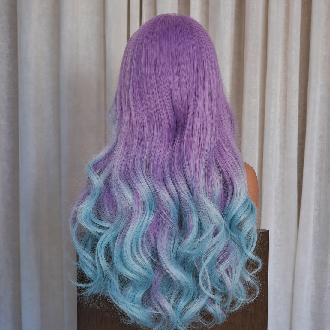 ADELE - Ombre Purple - Fringe Wig