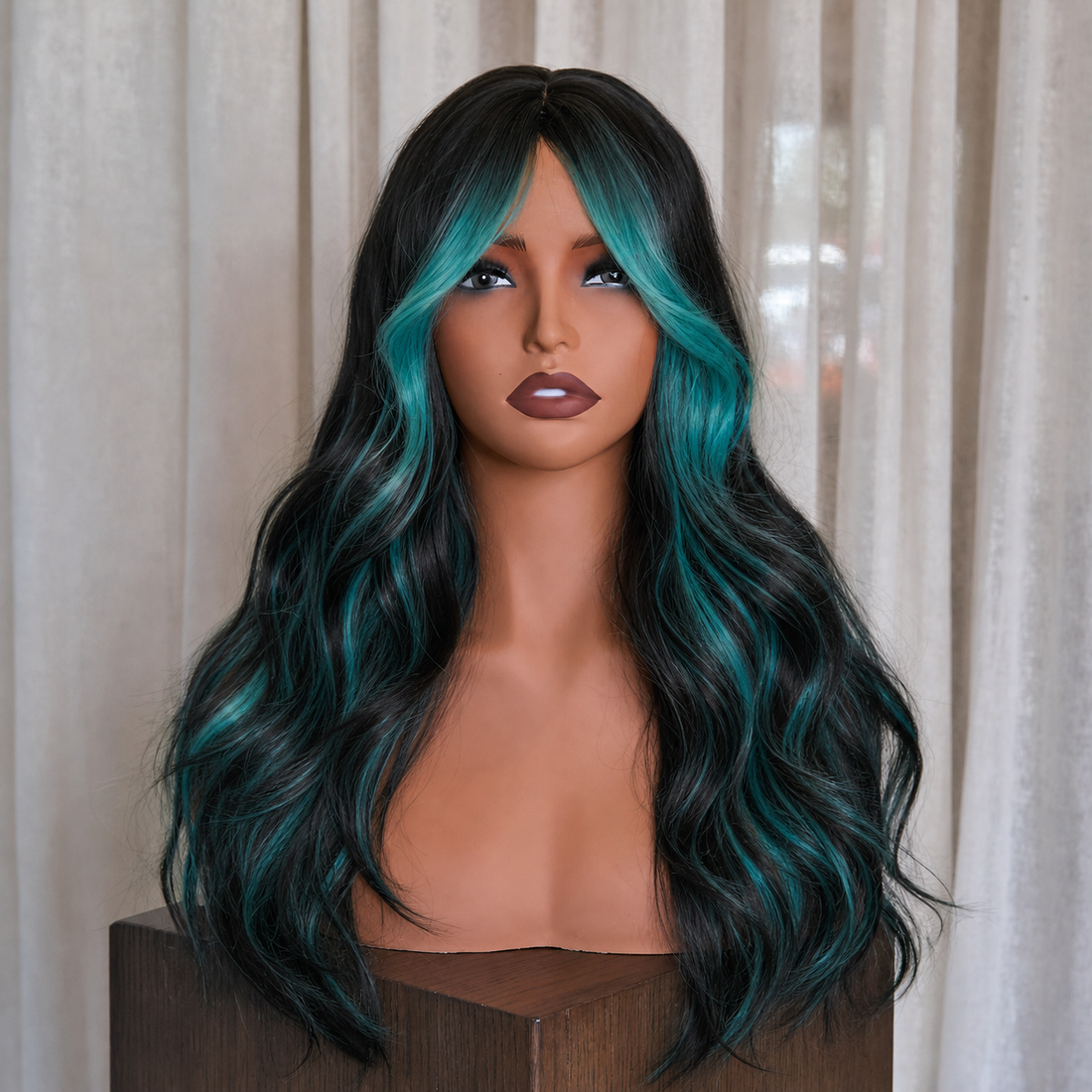 ALEXA - Blue - Fringe Wig