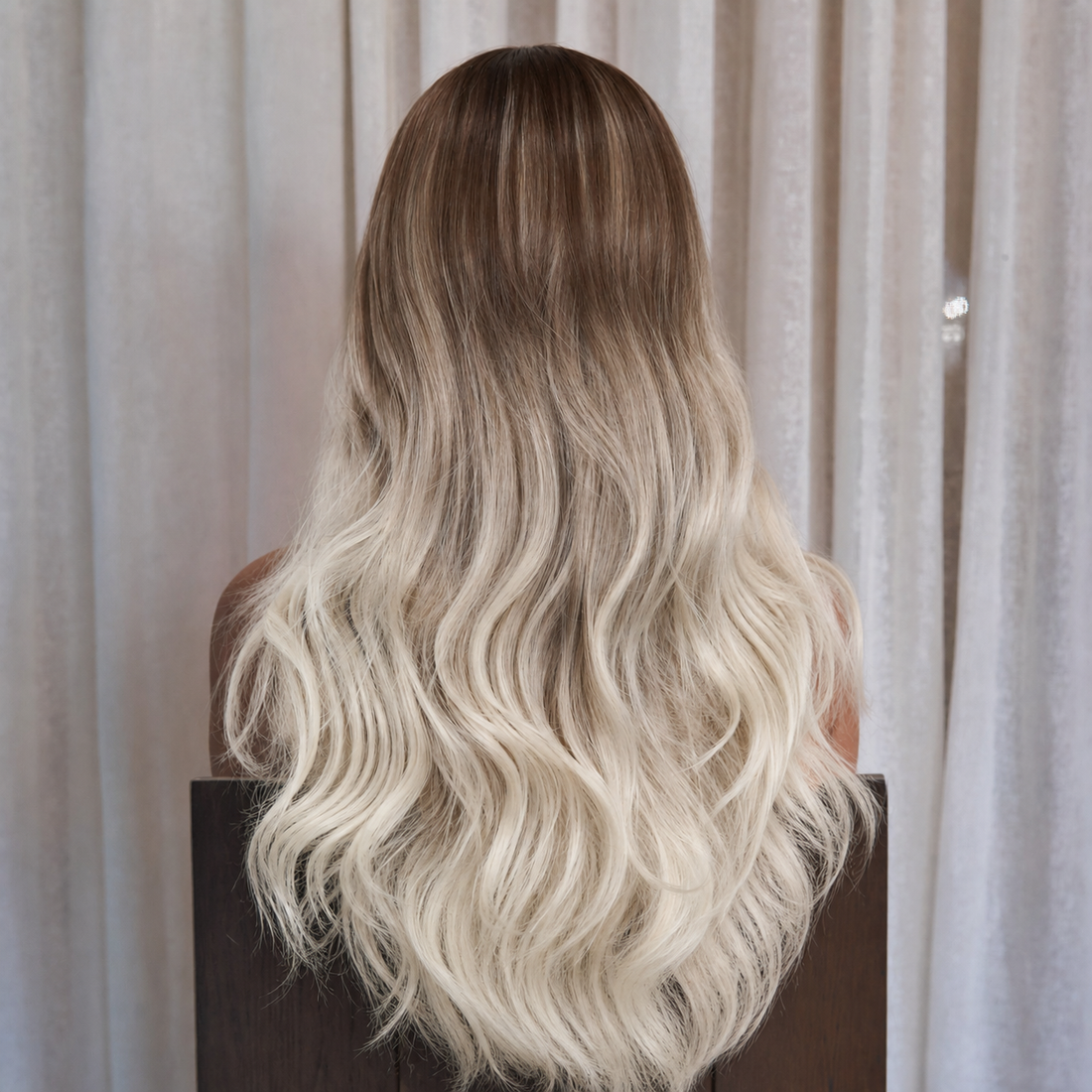 ANGELINA Ombre Blonde Lace Front Wig