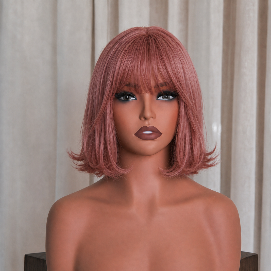ANIME Mauve Fringe Wig