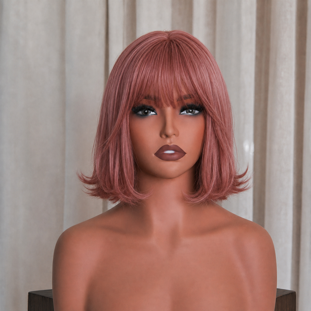 ANIME Mauve Fringe Wig