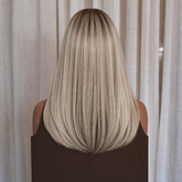 Ash Blonde Balayage with Layers Wig | Milk & Honey Wigs