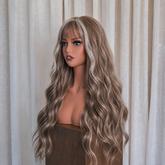 Ash Brown Wavy Wig | Milk & Honey Wigs