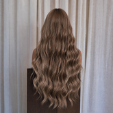 Ash Brown Wavy Wig | Milk & Honey Wigs