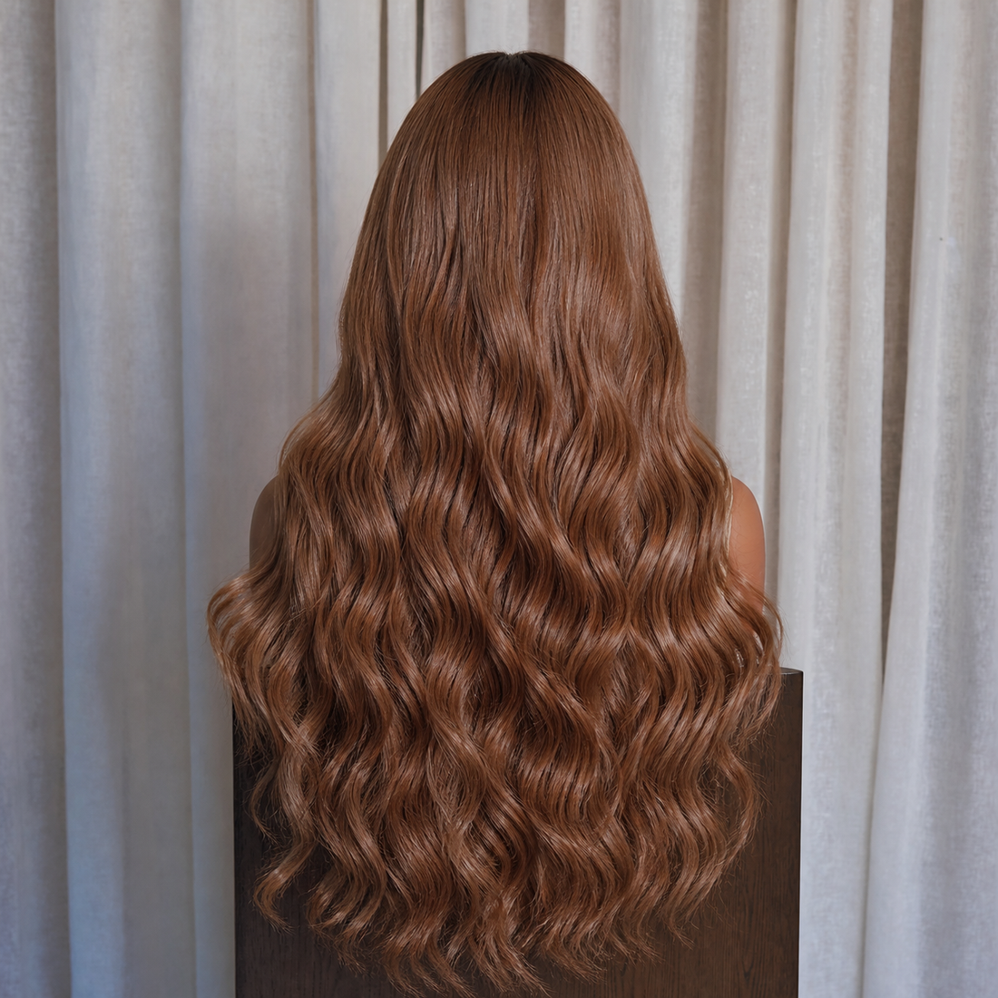Brown Wavy 13x6 Lace Front Wig | Milk &amp; Honey Wigs