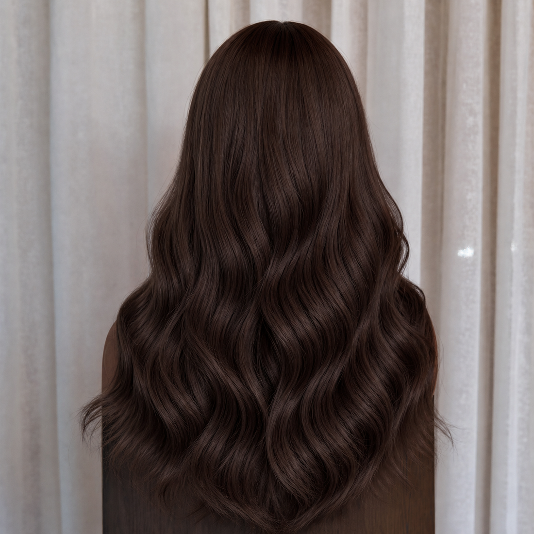 CLAIRE - Dark Brown - Fringe Wig