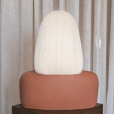 Creamy White Short Platinum Bob Wig | Milk & Honey Wigs