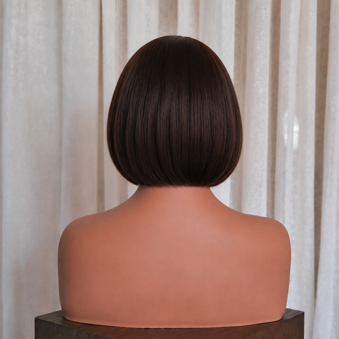 ELLE - Dark Brown - Fringe Wig