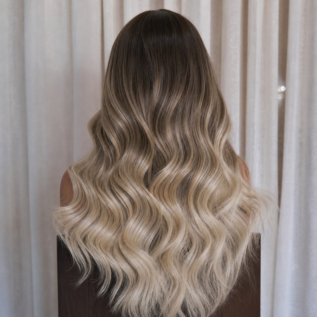 ERIN - Brown Ombre - Fringe Wig