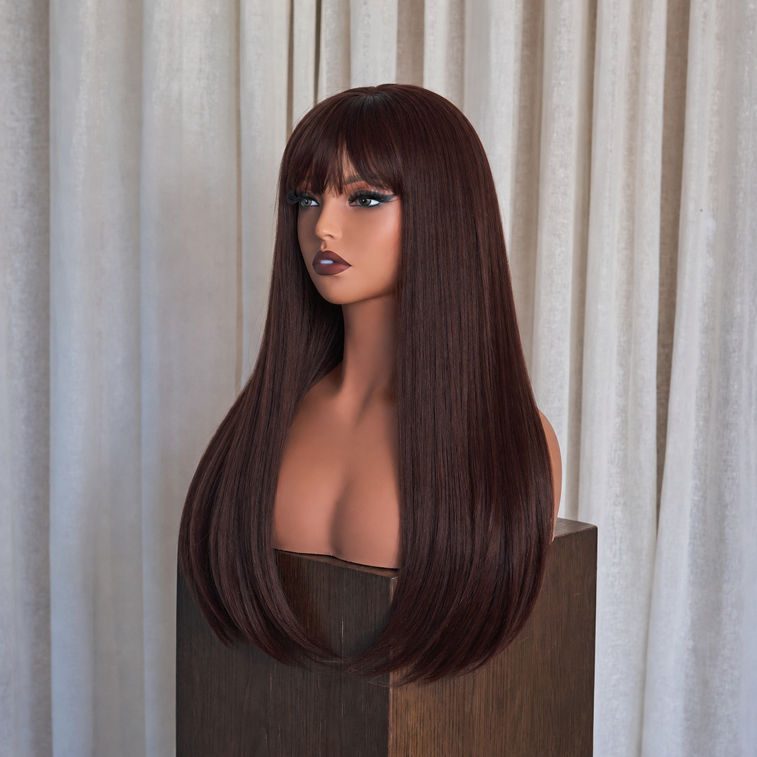 GEORGIE - Brown - Fringe Wig