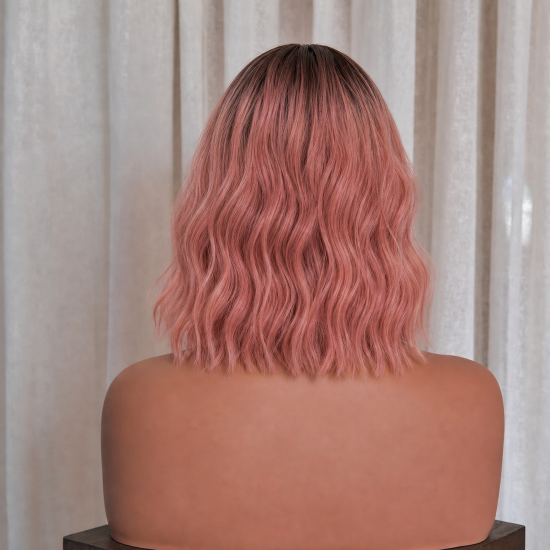 HAYLEY - Ombre Pink - Fringe Wig