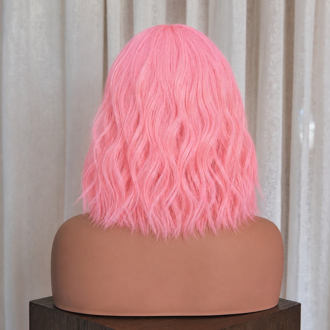 HAYLEY - Pink Bob - Fringe Wig