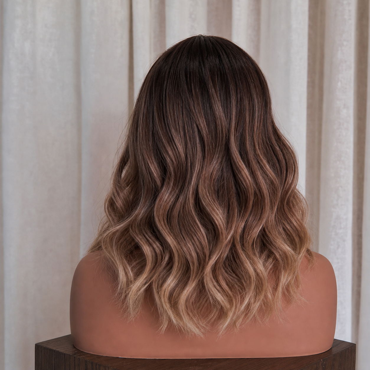 HOPE Brown Ombre Fringe Wig