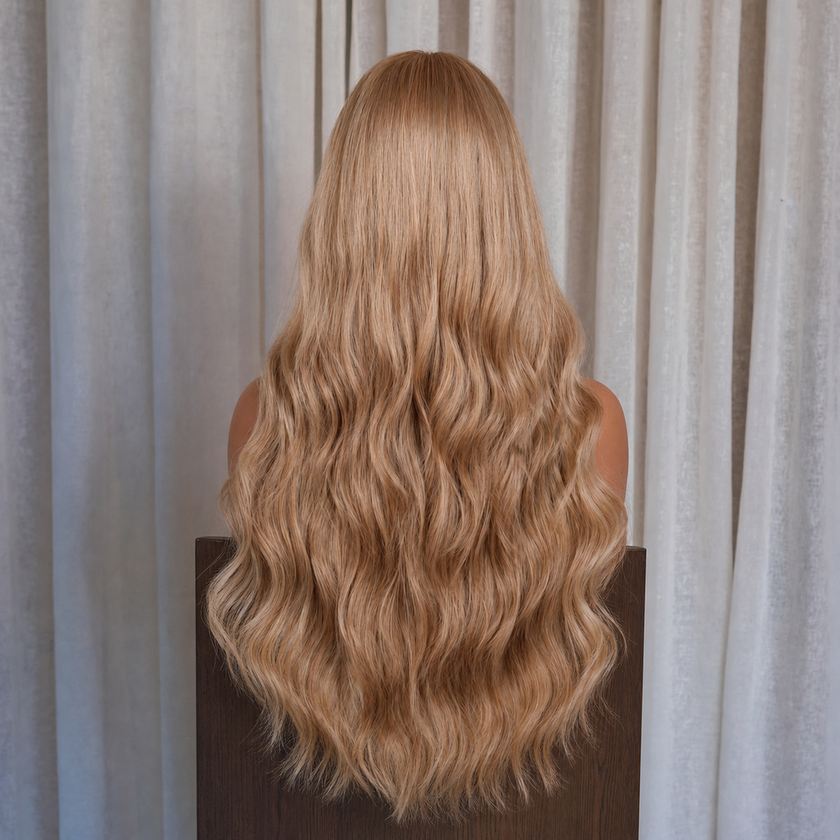 Honey blonde with Bangs Wig | Milk &amp; Honey Wigs