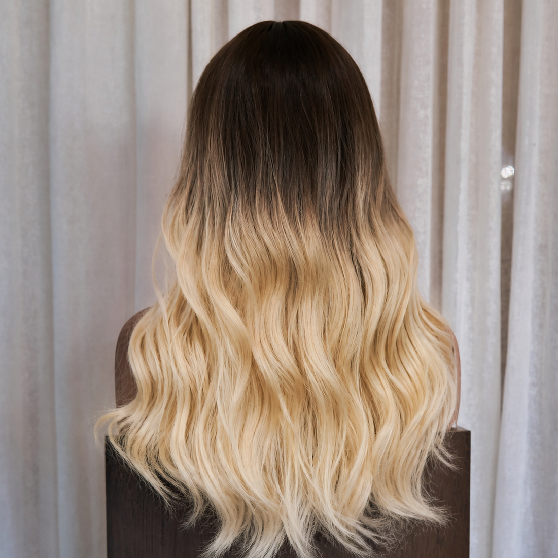 KARLEE - Brown Ombre - Fringe Wig