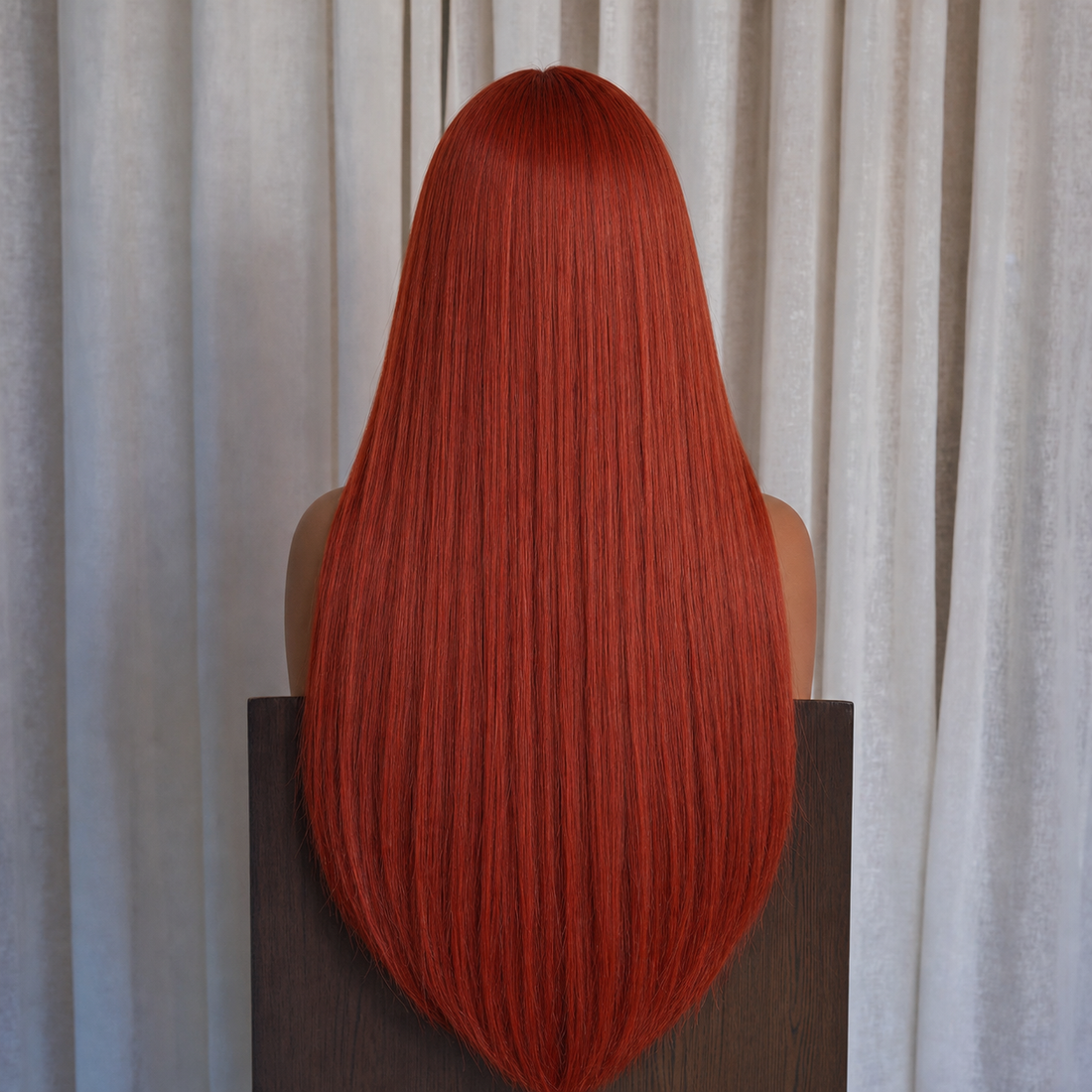 KERRY - Red - Fringe Wig