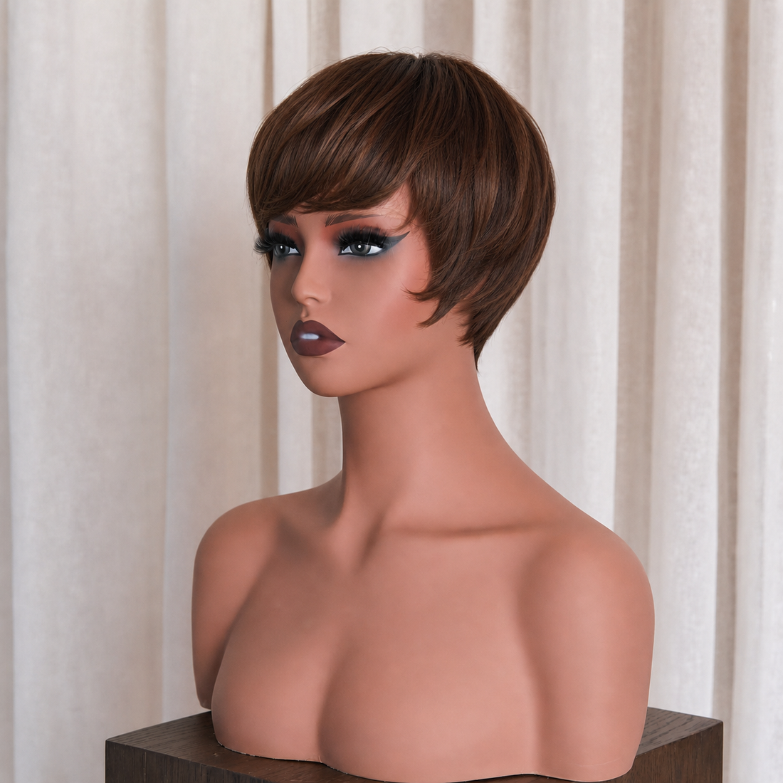 KRIS - Dark Brown - Fringe Wig