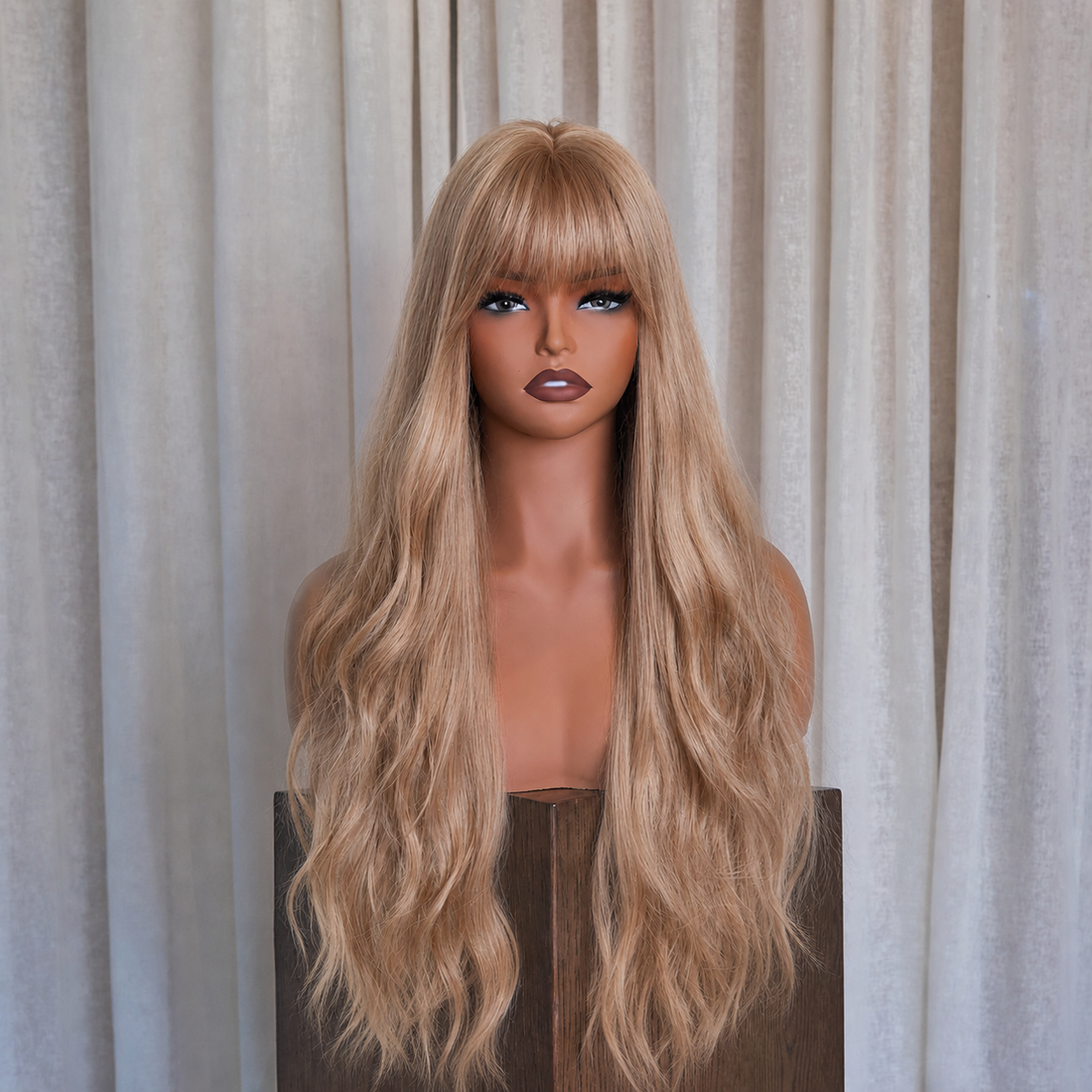 Long Wavy Blonde Wig | Milk &amp; Honey Wigs