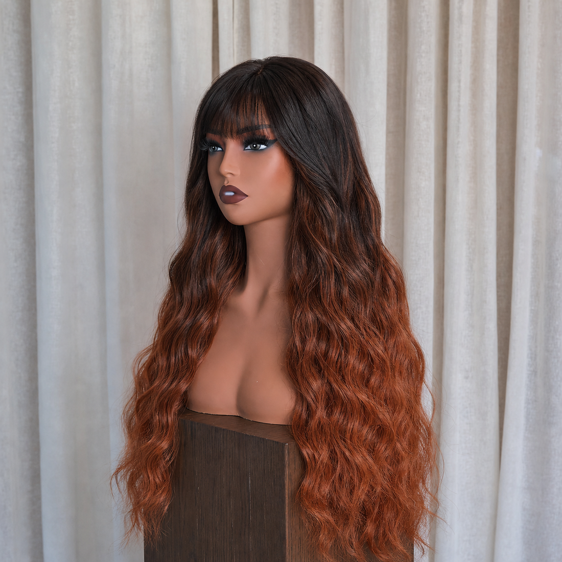 Long Wavy Ombre Wig | Milk &amp; Honey Wigs