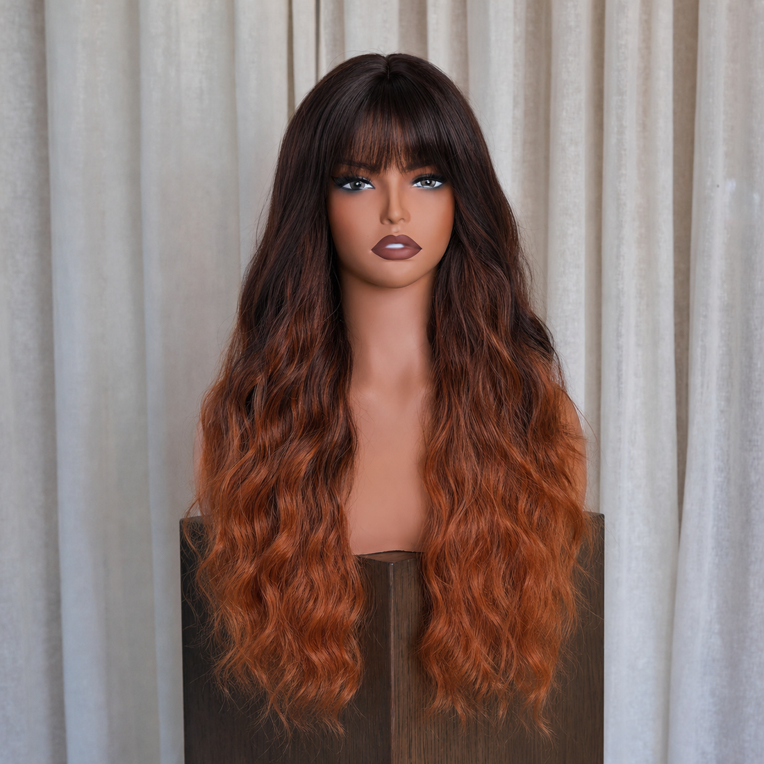 Long Wavy Ombre Wig | Milk &amp; Honey Wigs