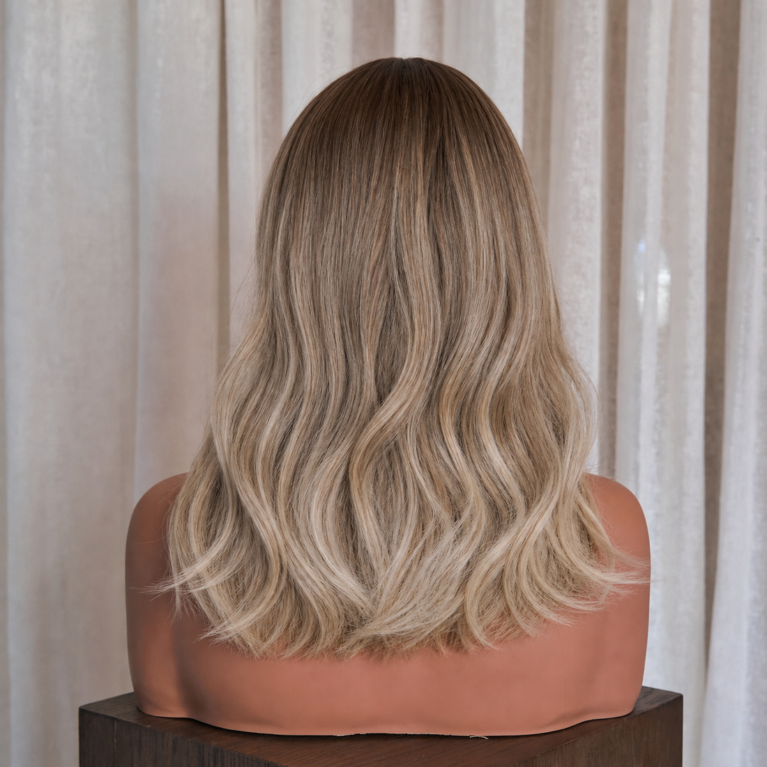 MARLEY - Ash Brown Ombre - Fringe Wig