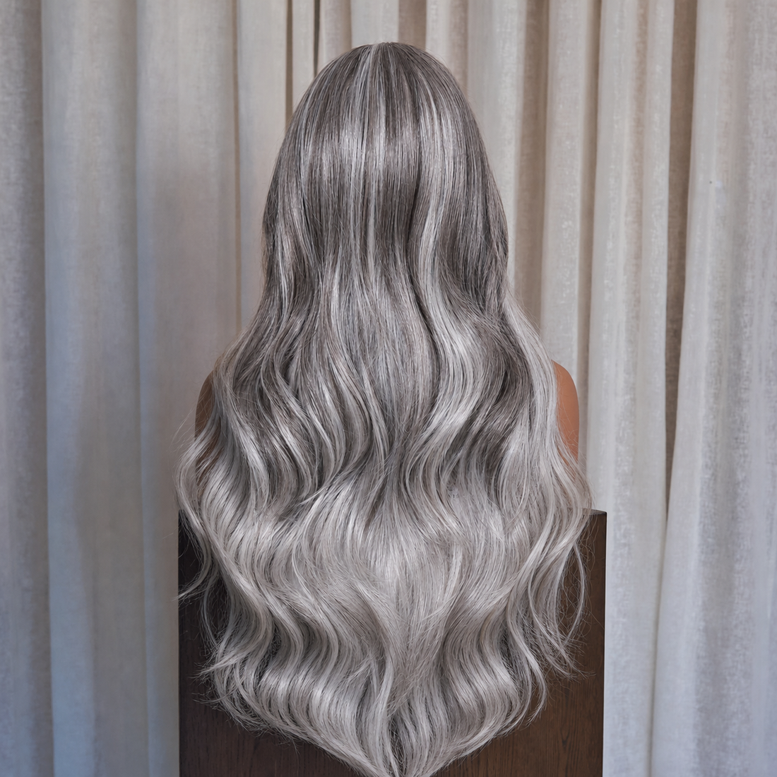 Miixed Salt &amp; Pepper Grey 13x6 Lace Front Wig | Milk &amp; Honey Wigs