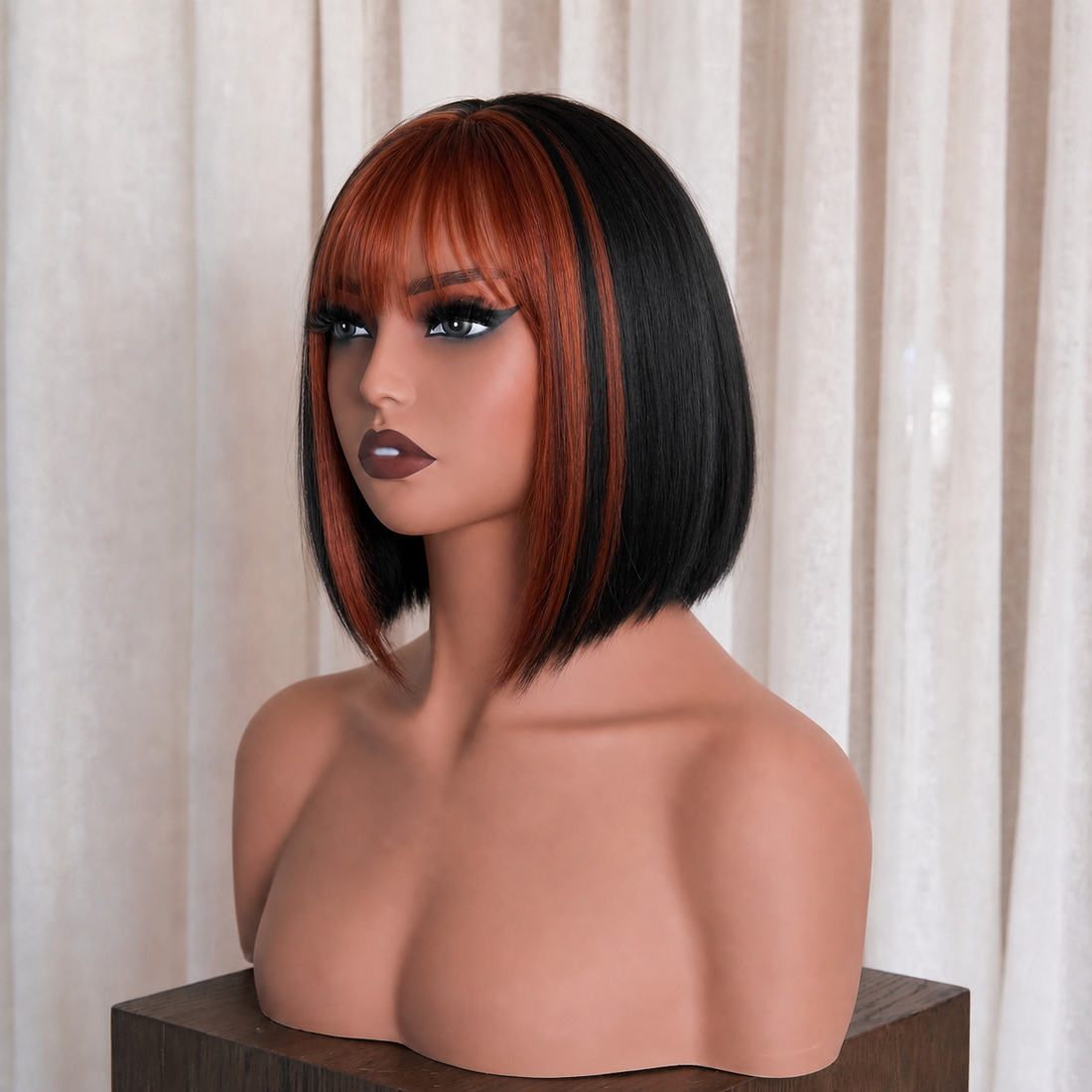 NELLY - Brown - Fringe Wig