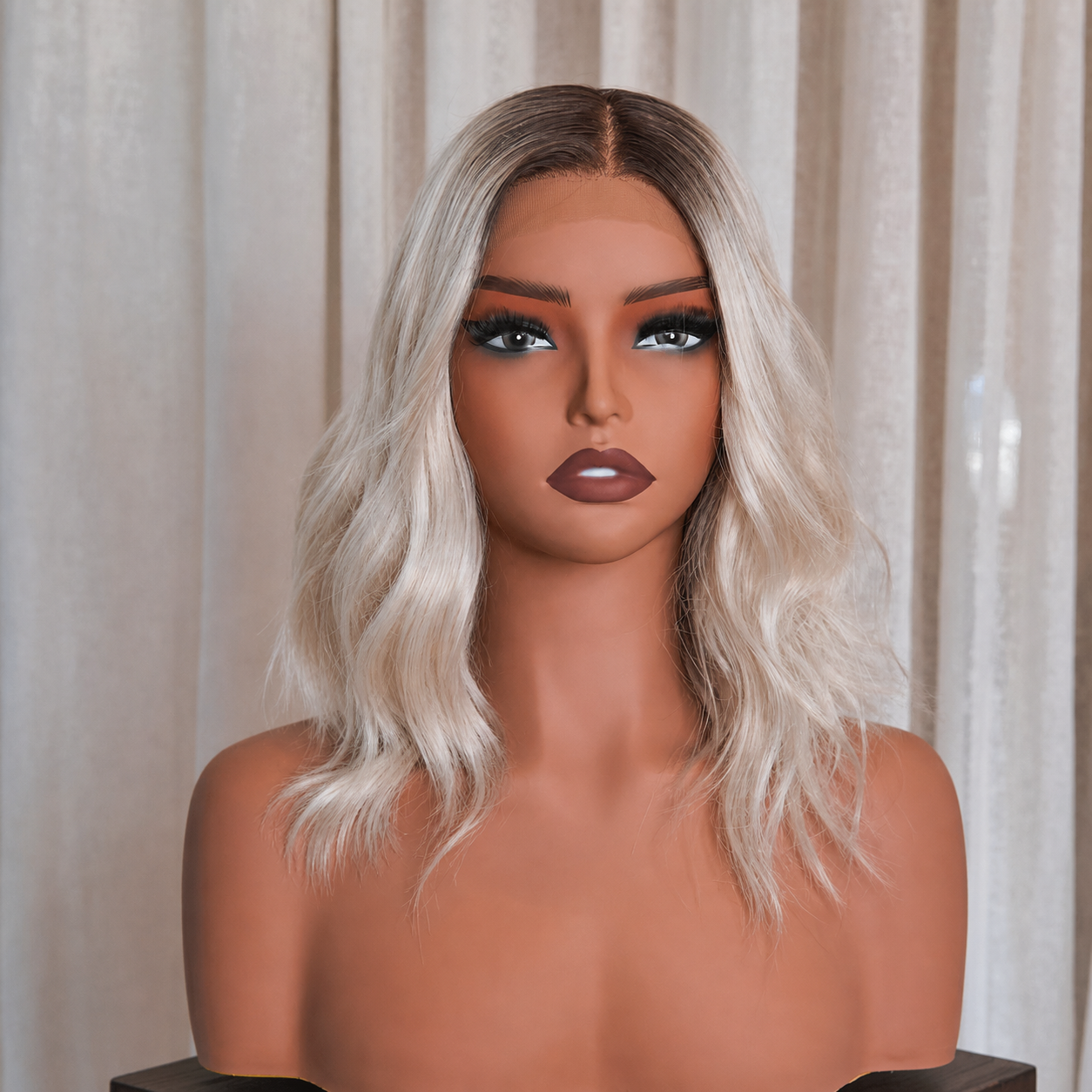 NOAH Ombre Ash Blonde Lace Front Wig