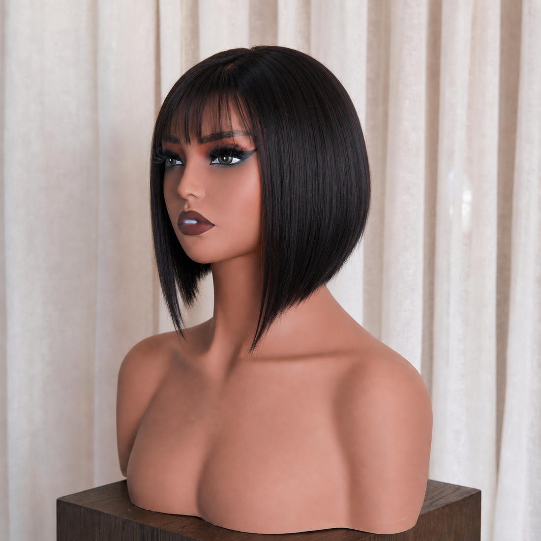 POSH - Natural Black - Fringe Wig