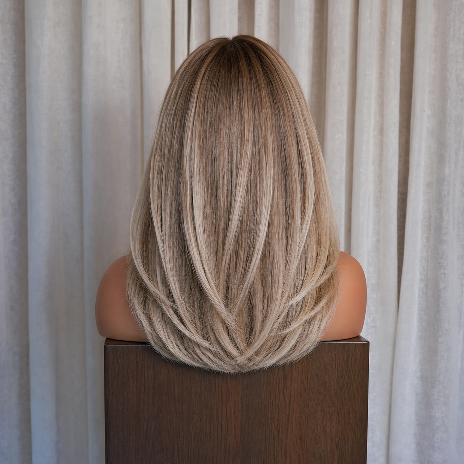 ADELINE - Rooted Beige Blonde - 13×6 Lace Front Wig