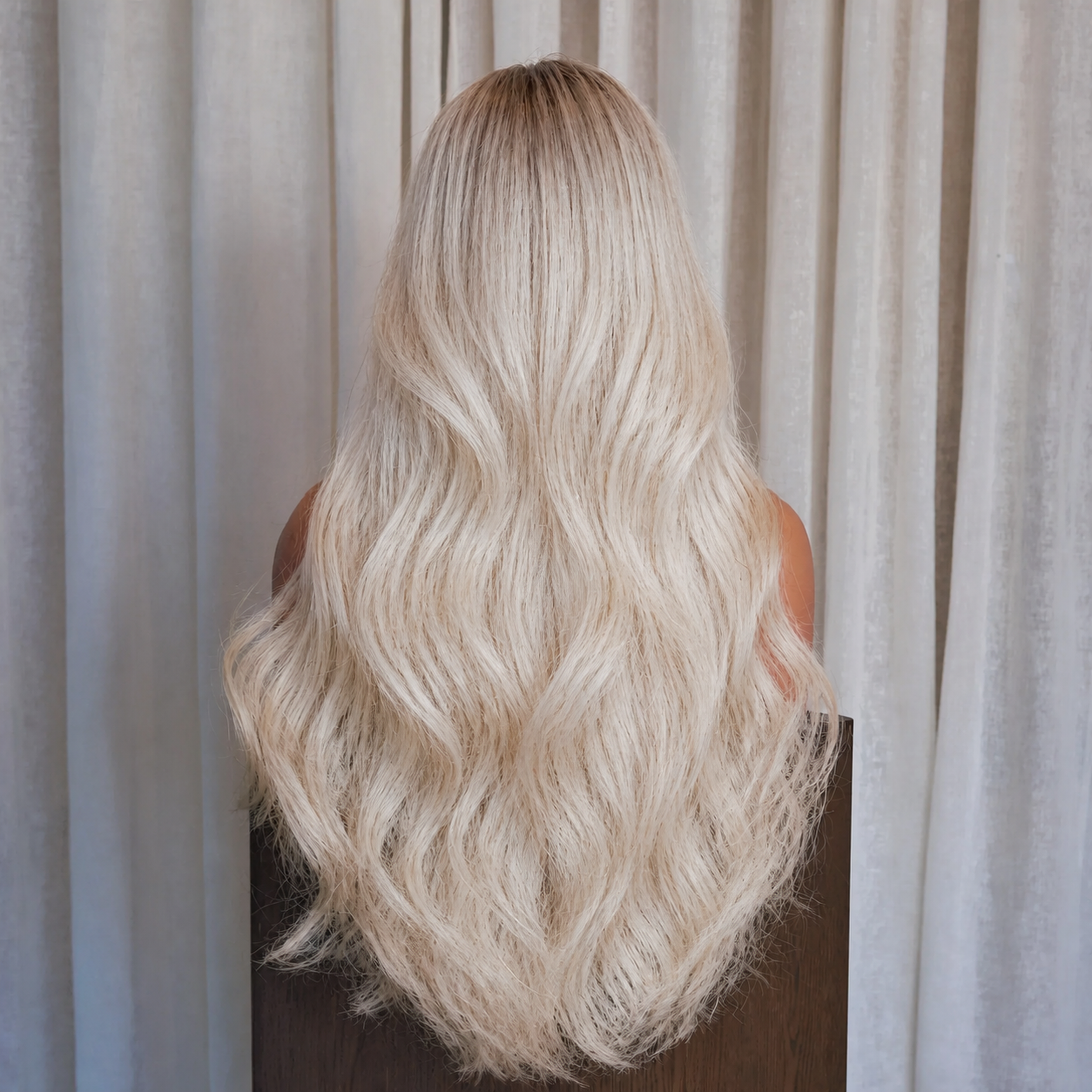 PALOMA - Rooted Pearl Blonde - 13×6 Lace Front Wig