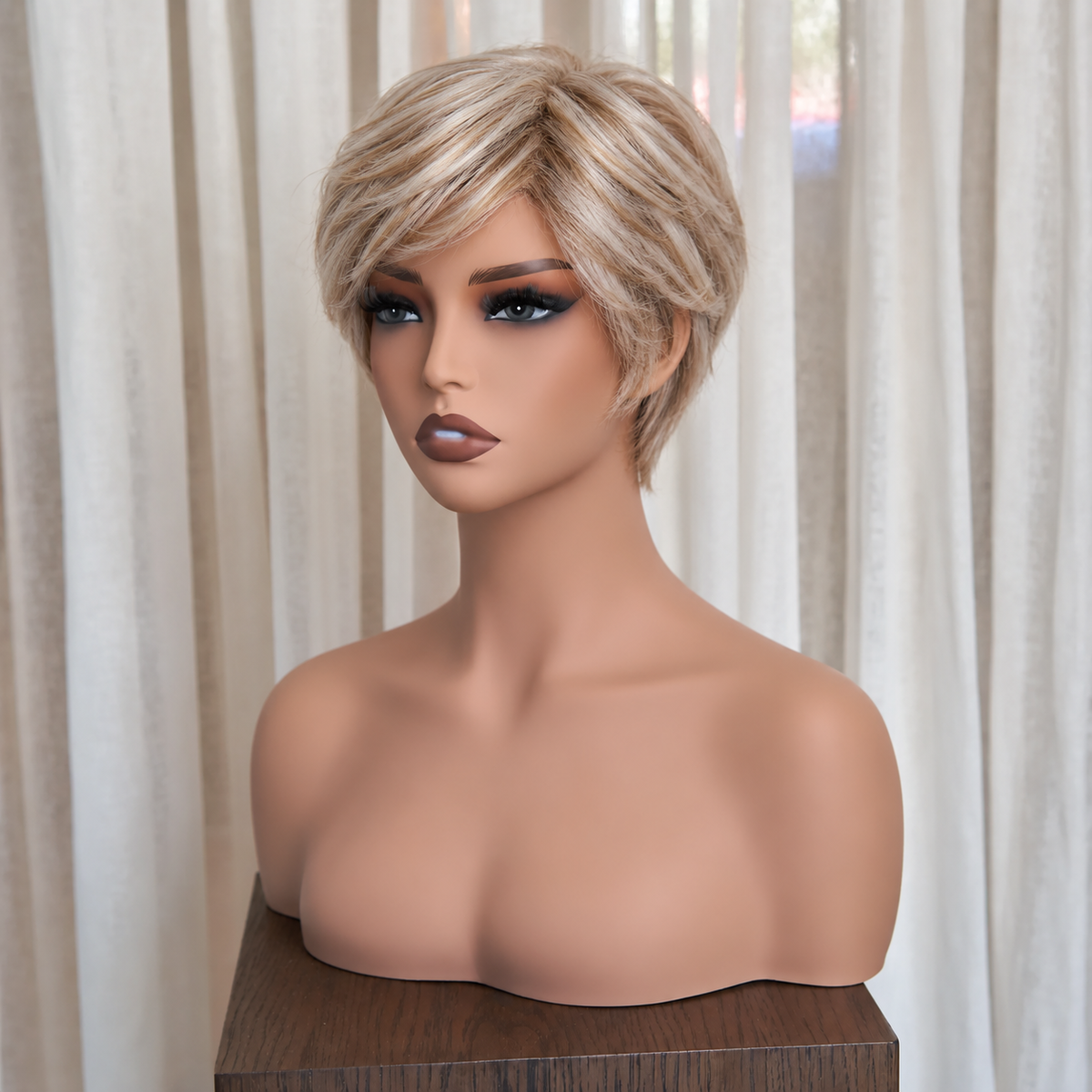 FERNANDA - Beige Blonde - Mono Top Lace Front Wig
