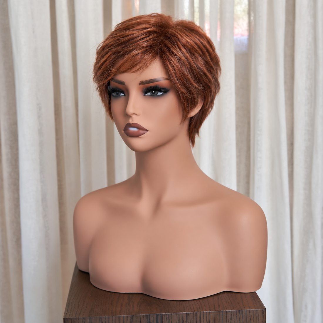 GRETA - Auburn - Mono Top Lace Front Wig