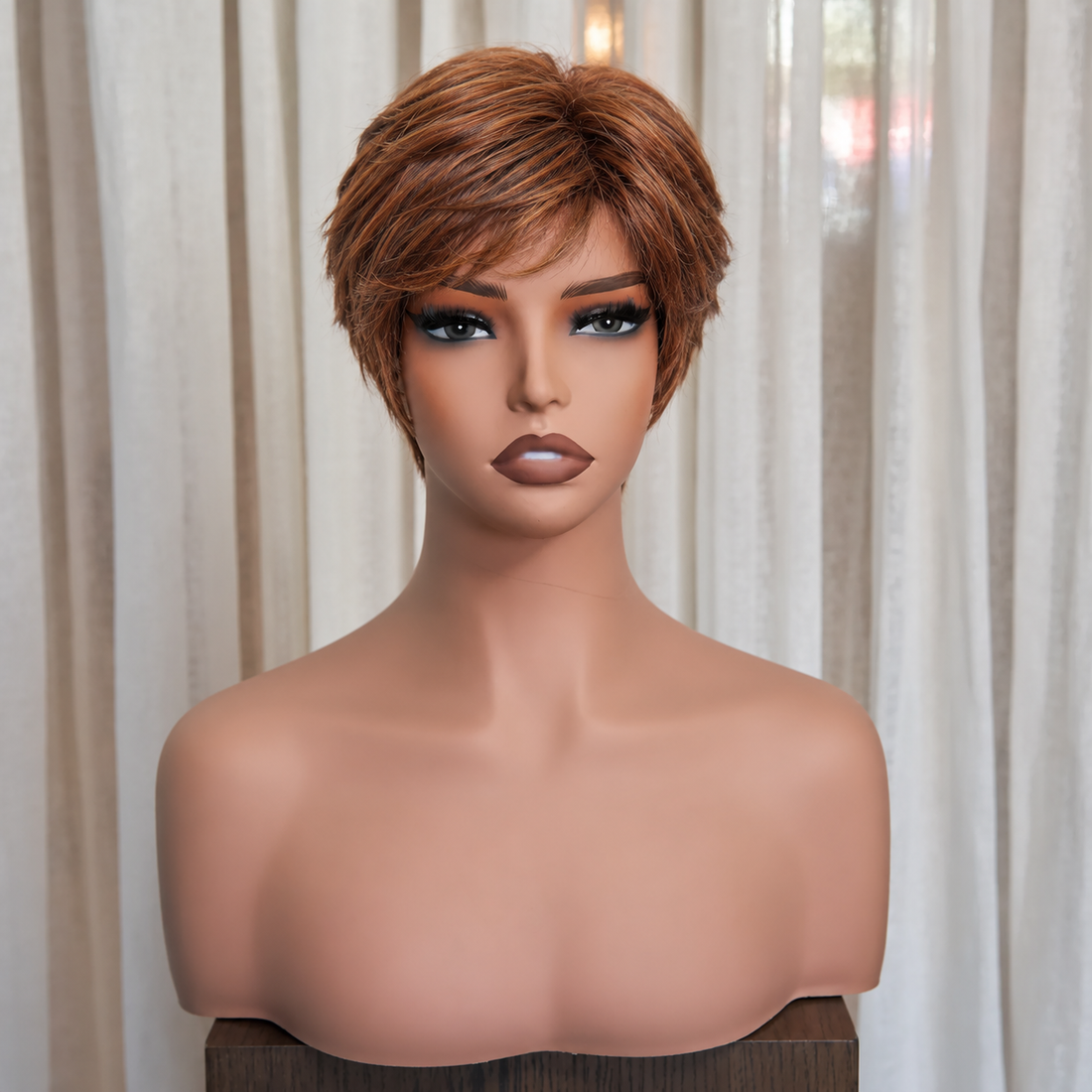 GRETA - Auburn - Mono Top Lace Front Wig