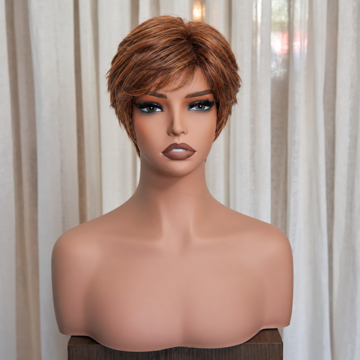 GRETA - Auburn - Mono Top Lace Front Wig