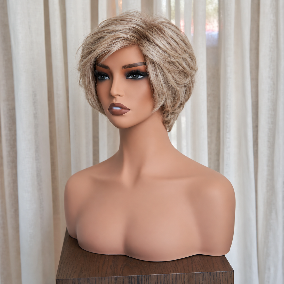 AGATHA - Ash Blonde - Mono Top Lace Front Wig