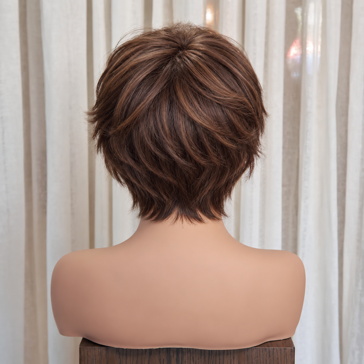 KIERA - Chocolate Brown - Mono Top Lace Front Wig