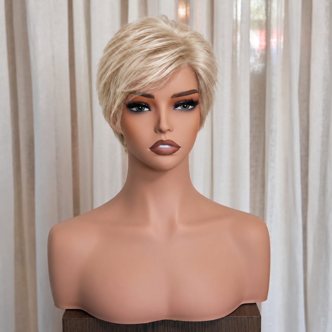 ALTHEA - Champagne Blonde - Mono Top Lace Front Wig