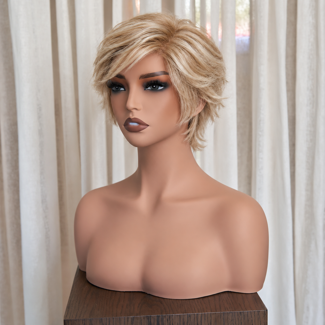 ELODIE - Honey Blonde - Mono Top Lace Front Wig