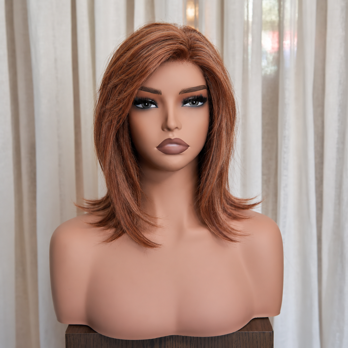 MIRABEL - Copper Auburn - Mono Top Lace Front Wig