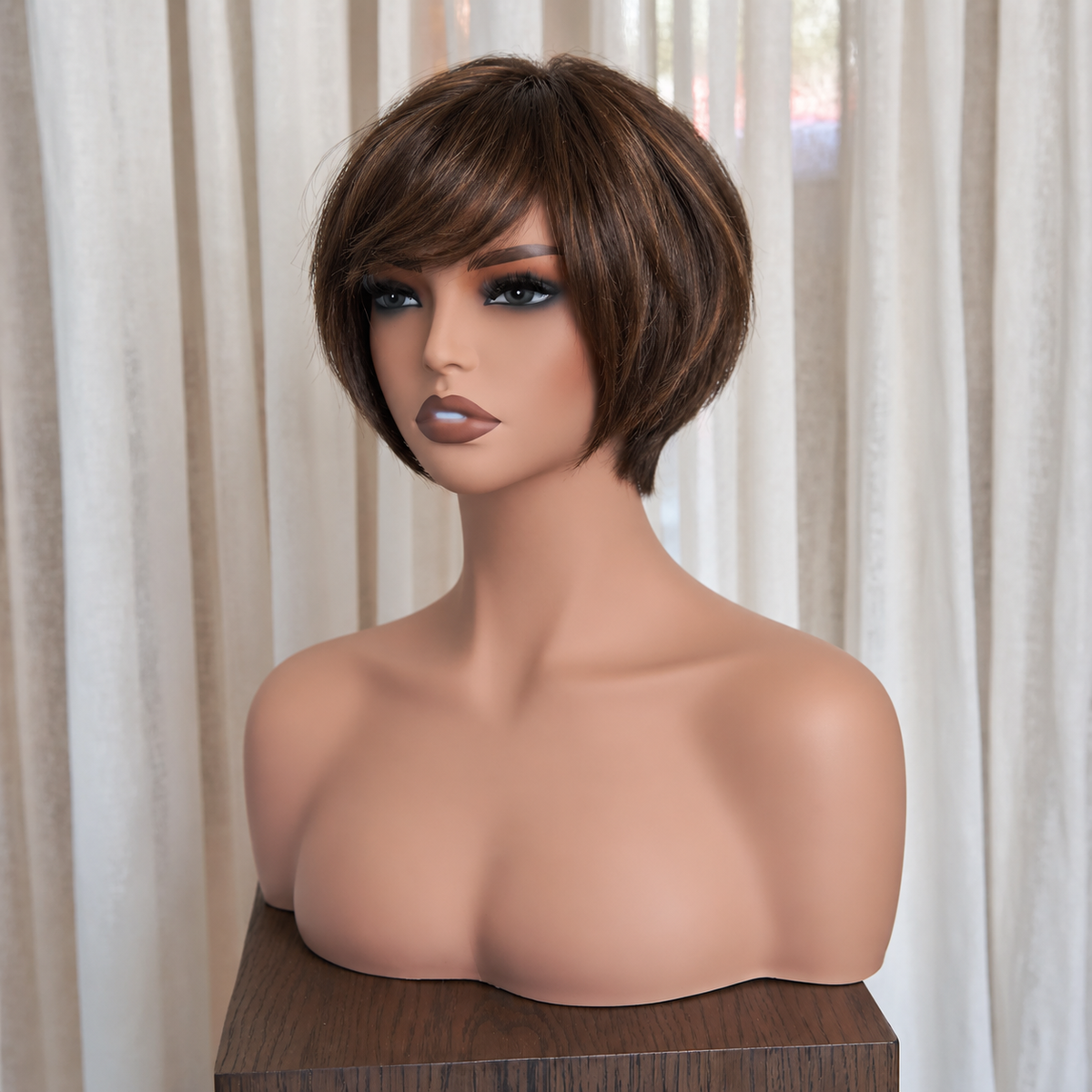 ORLA - Chocolate Brown - Mono Top Lace Front Wig