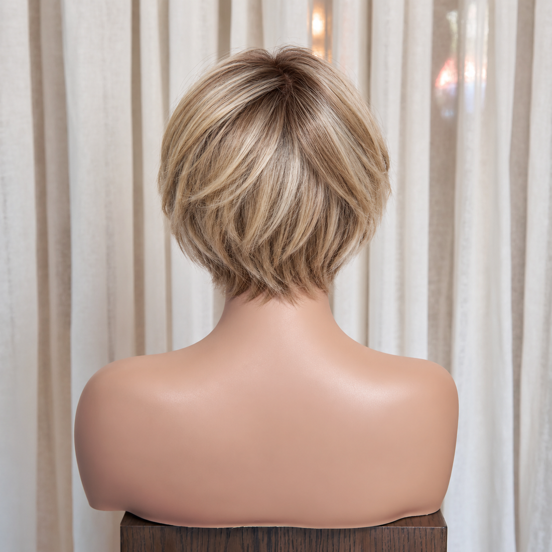 XANTHE - Rooted Dark Blonde - Mono Top Lace Front Wig