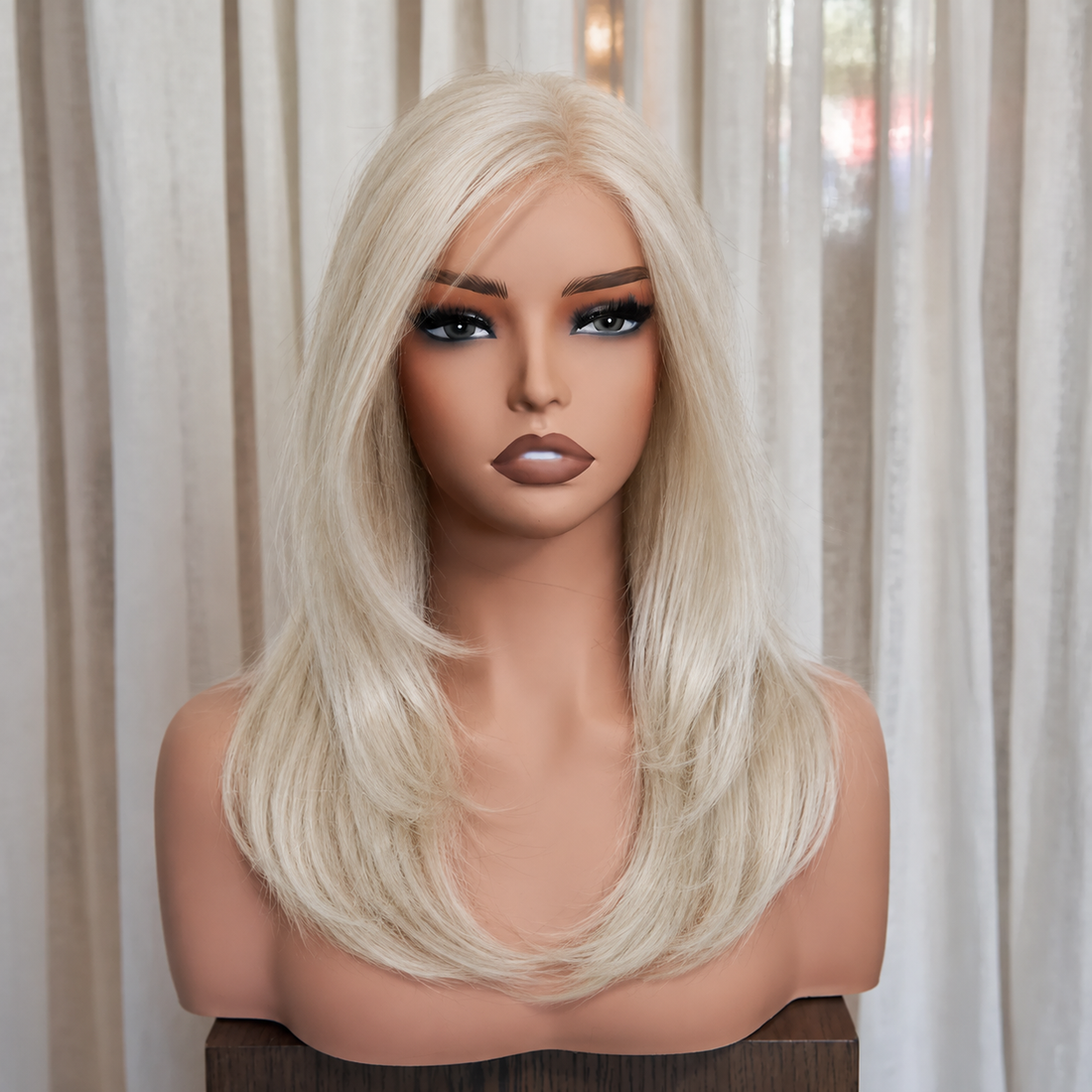 ALBA - Pale Blonde - Mono Top Lace Front Wig