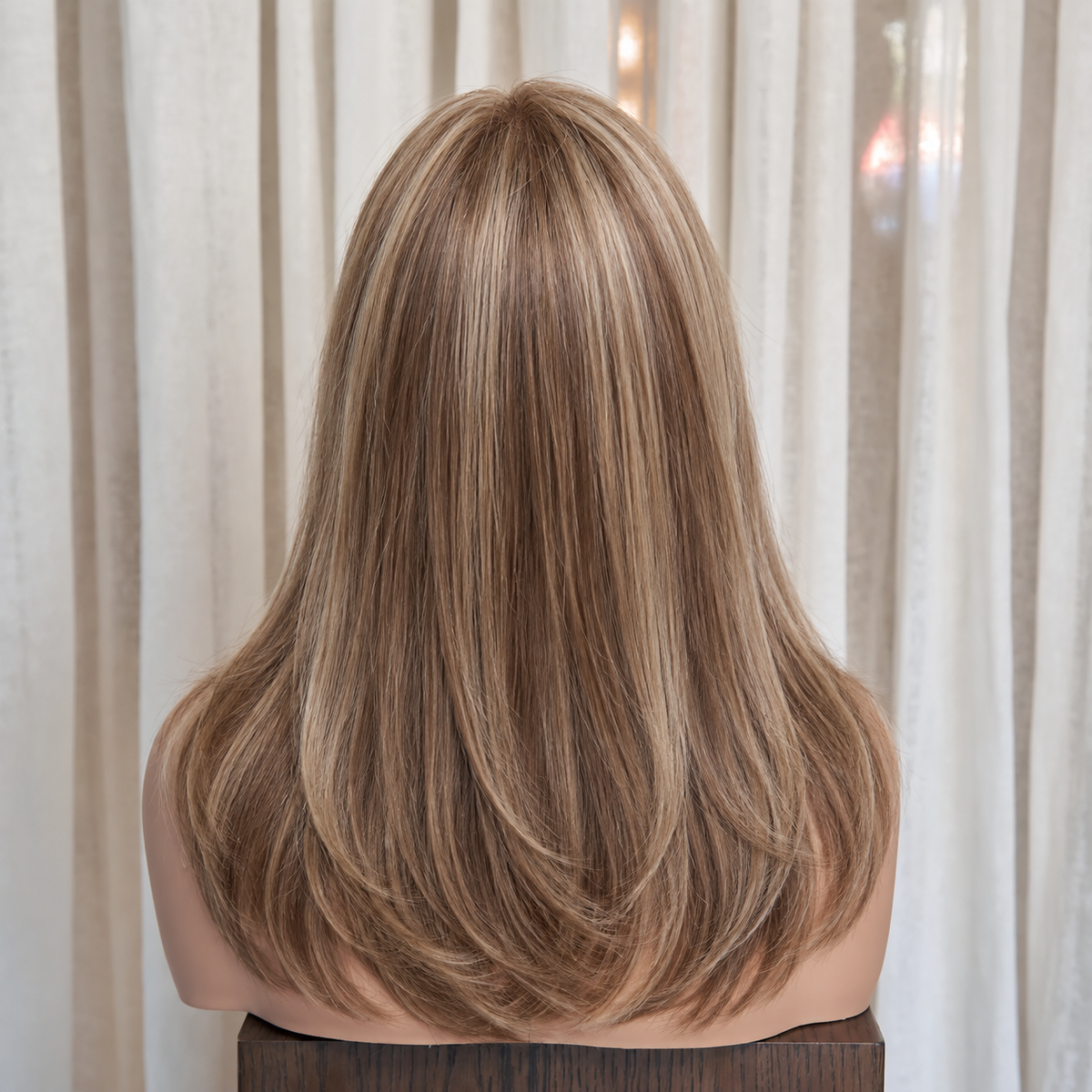 SIDONIE - Golden Brown - Mono Top Lace Front Wig
