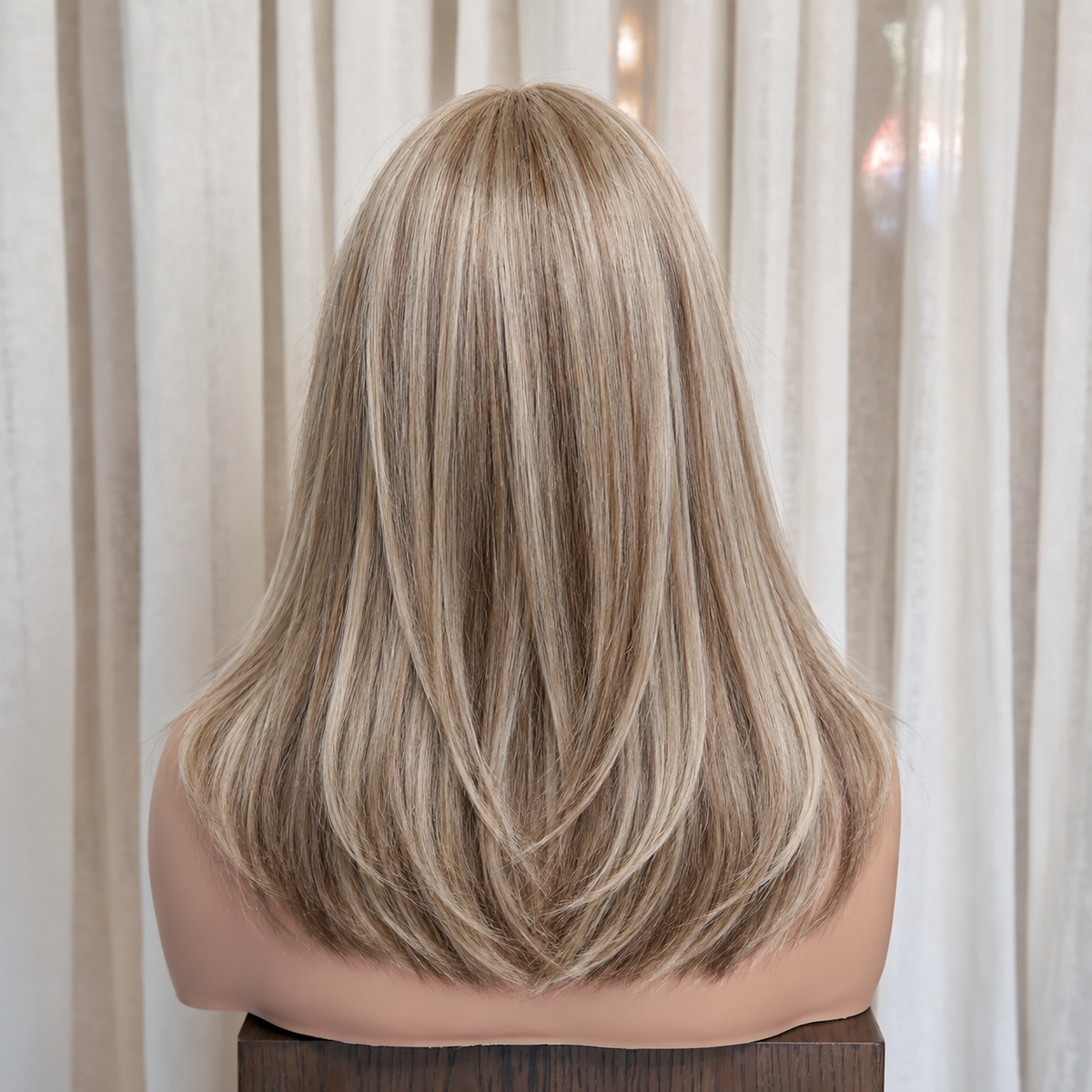 MADELEINE - Ash Blonde - Mono Top Lace Front Wig