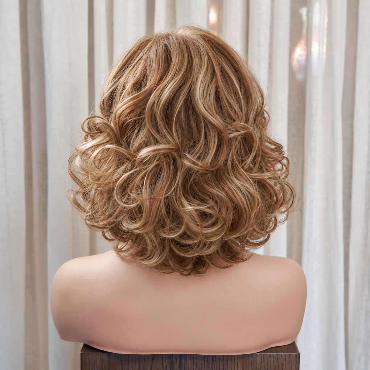 JUNIA - Golden Brown - Mono Top Lace Front Wig