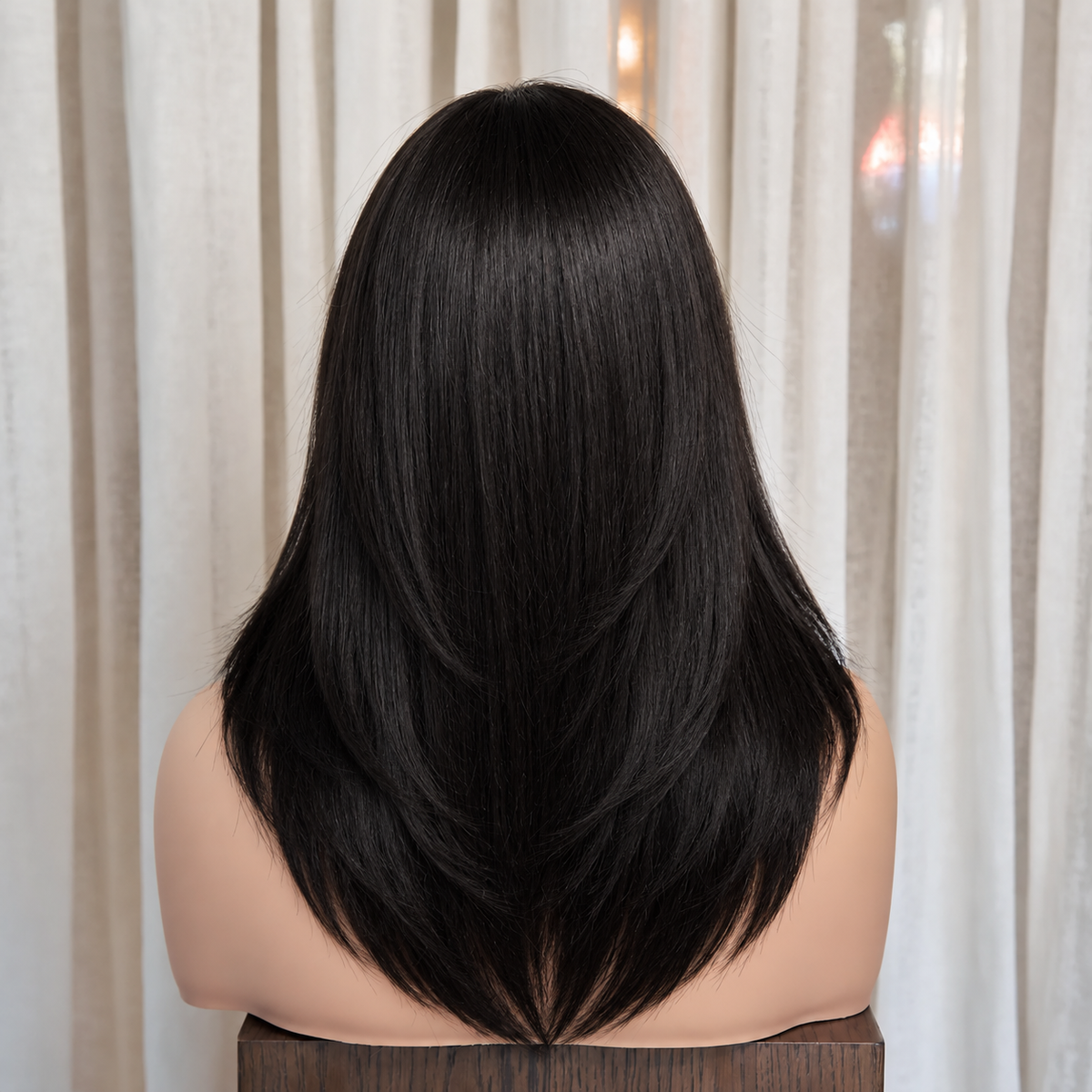 ZELIE - Black - Mono Top Lace Front Wig